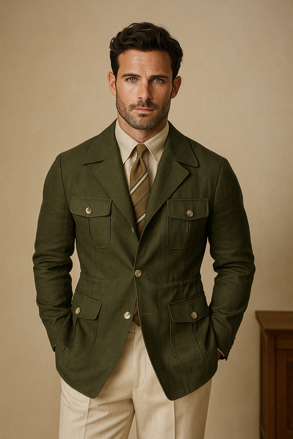 Veste Saharienne – Marron