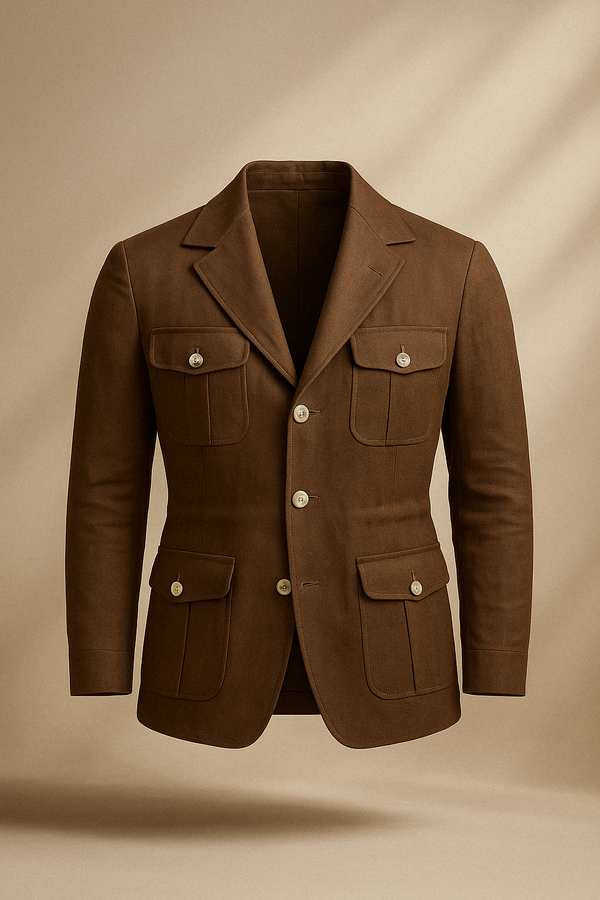 Veste Saharienne – Marron