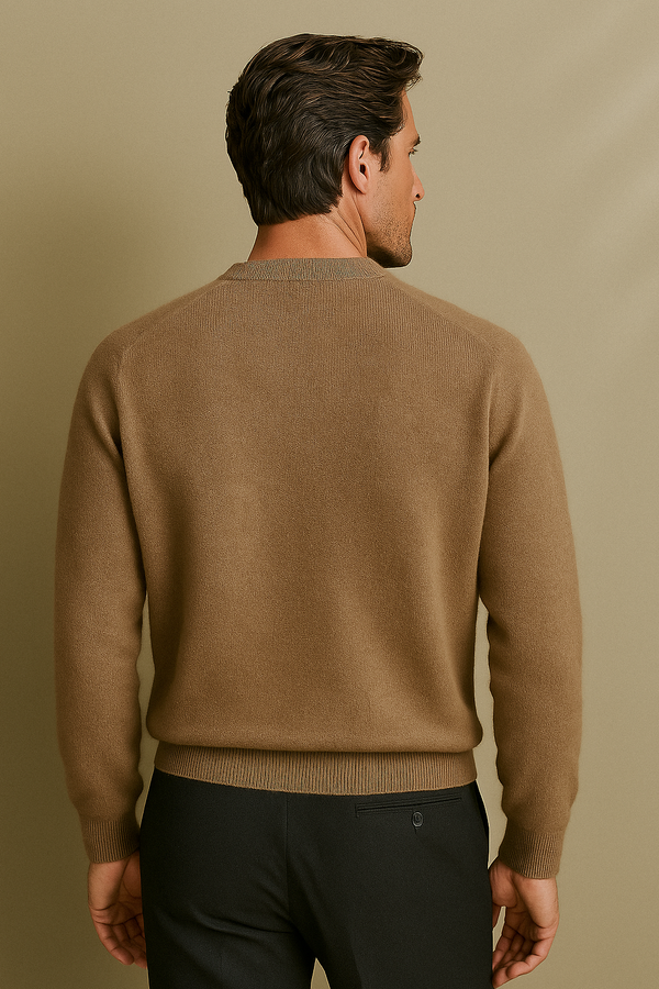 Pull Cachemire Brun
