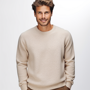 Pull en Agneau Beige - Stratos