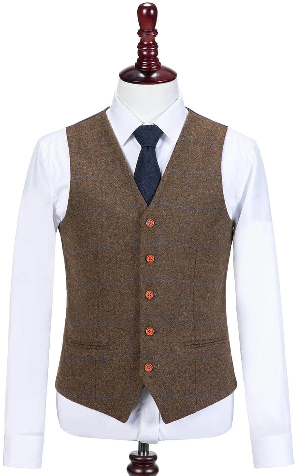 Costume Tweed Brun - Stratos
