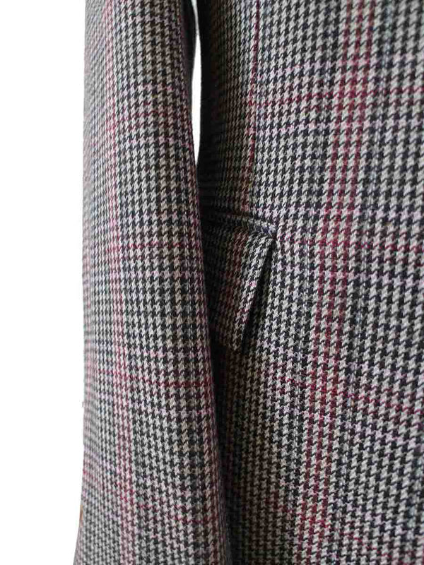 Costume 3P Tweed Pied de Poule Brun - Stratos