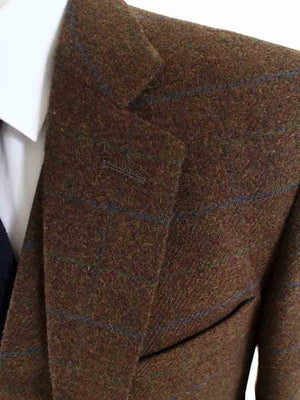 Costume 3P Tweed Brun - Stratos
