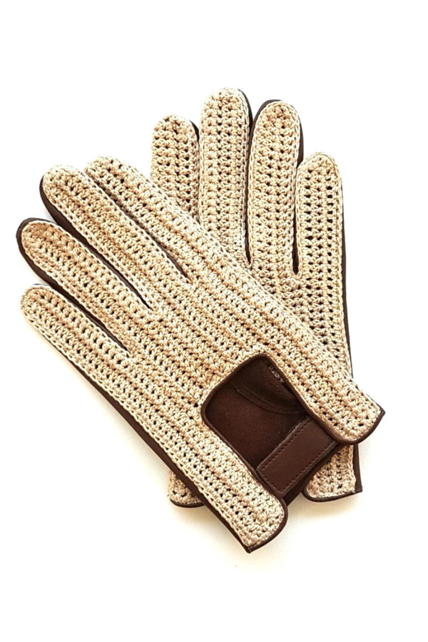 Gants en Crochet Marrons - Stratos