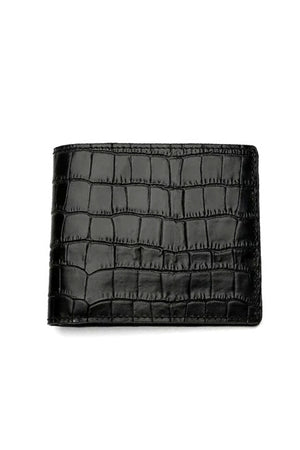 Portefeuille Crocodile Noir - Stratos