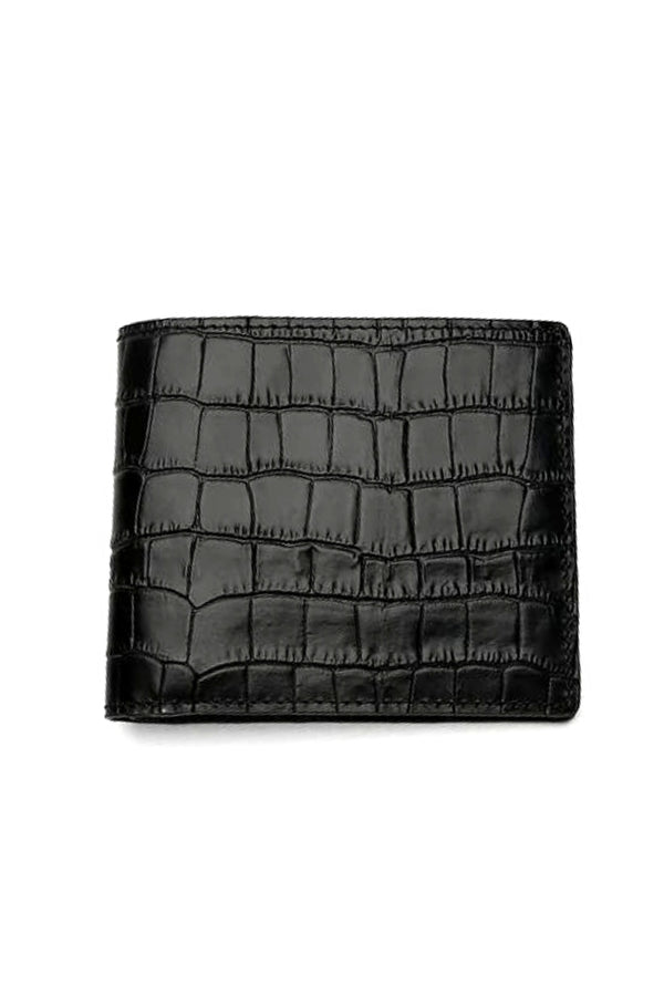 Portefeuille Crocodile Noir - Stratos