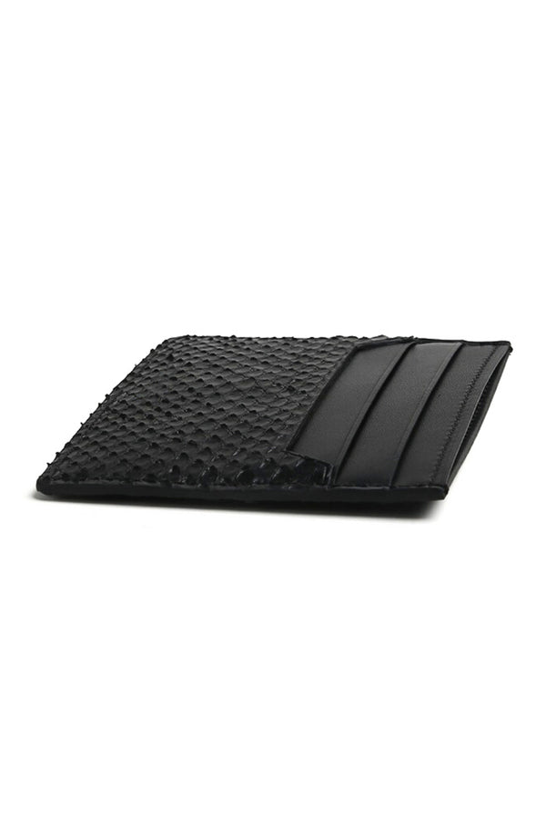 Porte Cartes Python Noir - Stratos