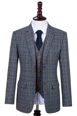 Costume Tweed Prince de Galles Gris - Stratos