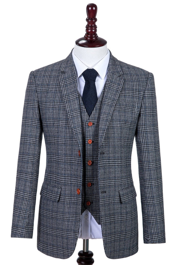 Costume Tweed Prince de Galles Gris - Stratos