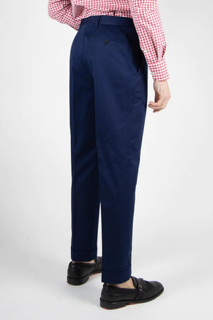Pantalon Classique Coton Bleu - Stratos