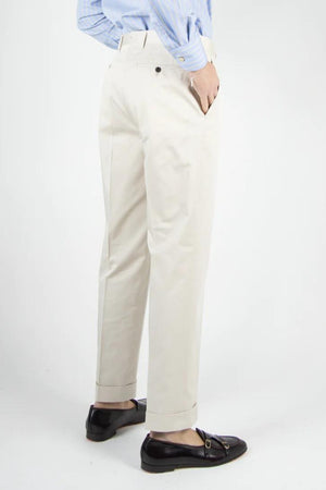 Pantalon Classique Coton Blanc - Stratos