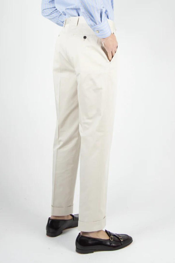 Pantalon Classique Coton Blanc - Stratos