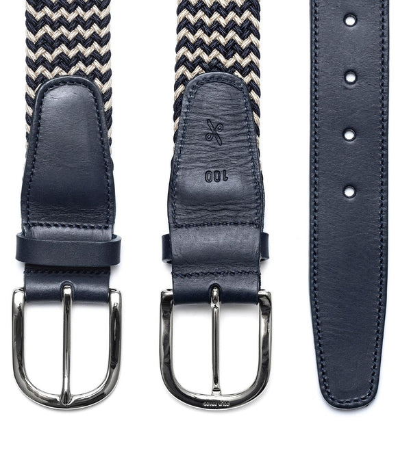 Ceinture Tressée Marine - Stratos