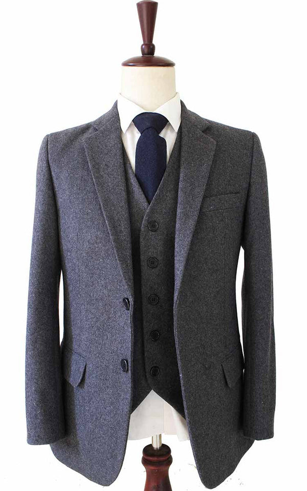 Costume 3P Tweed Gris - Stratos